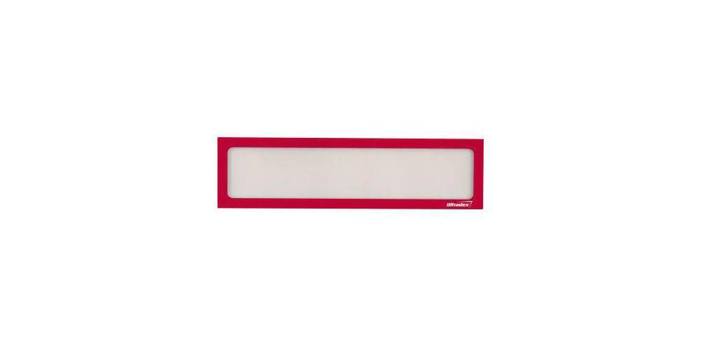 Ultradex Magnetrahmen Infotasche PET rot 5 St./Pack. Infotasche PET