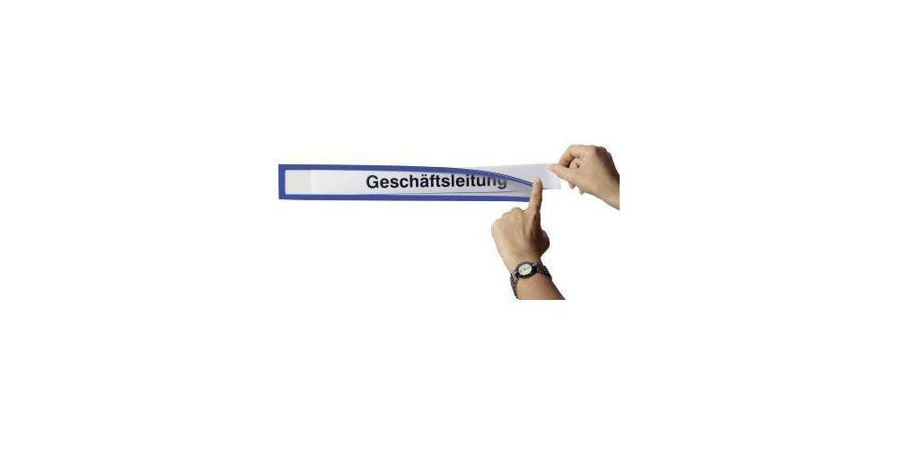 Ultradex Magnetrahmen Infotasche PET rot 5 St./Pack. Infotasche PET