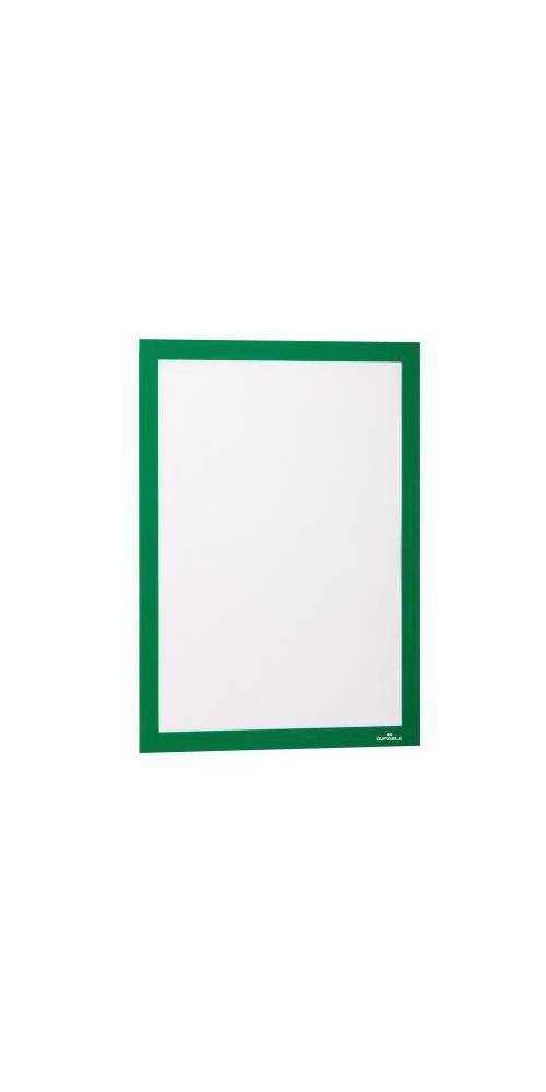 DURABLE Magnetrahmen DURAFRAME DIN A4 PVC grn 2 St./Pack.