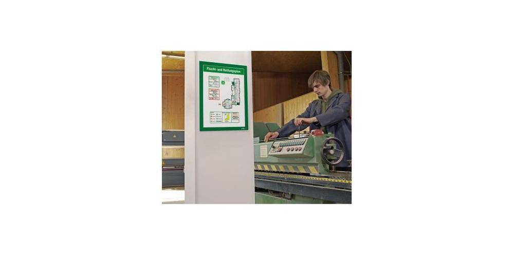 DURABLE Magnetrahmen DURAFRAME DIN A4 PVC grn 2 St./Pack.