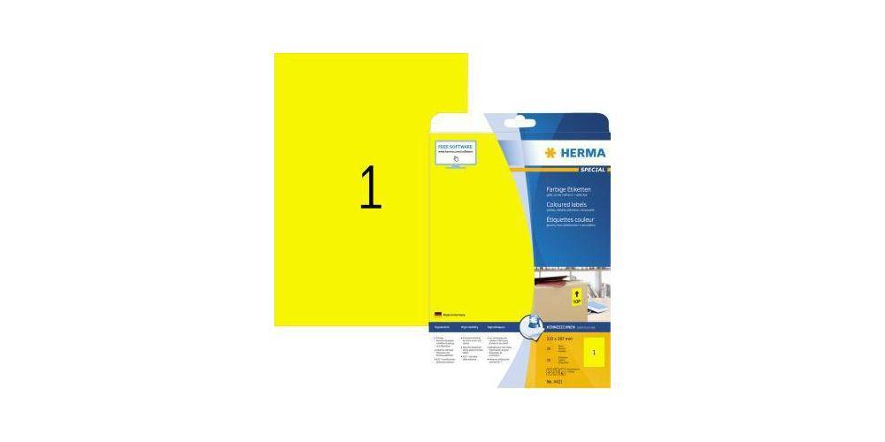 HERMA Universaletikett SPECIAL 210 x 297 mm (B x H) wieder ablsbar