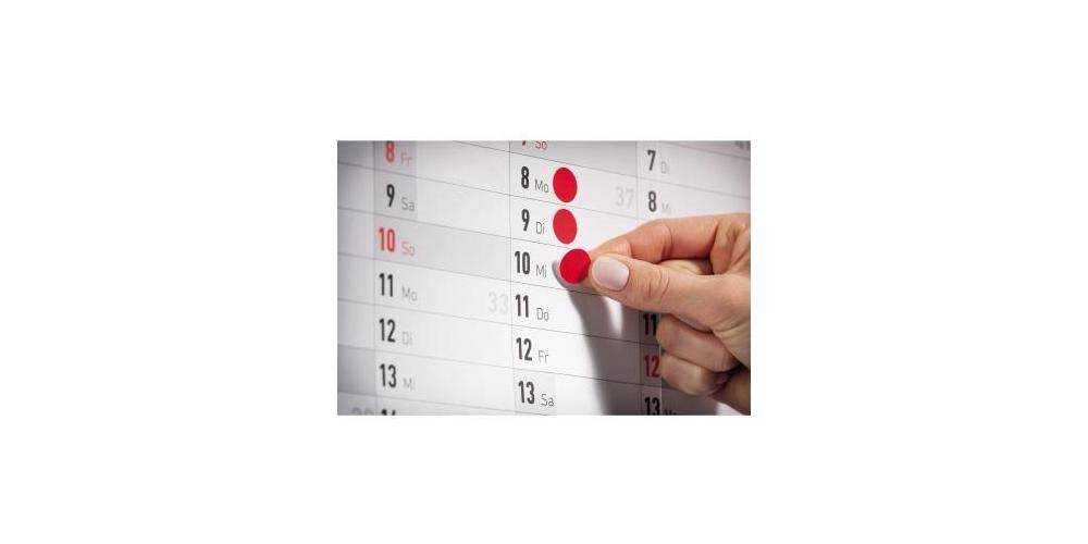 AVERY Zweckform Markierungspunkt 8mm Papier rot 416 Etik./Pack.