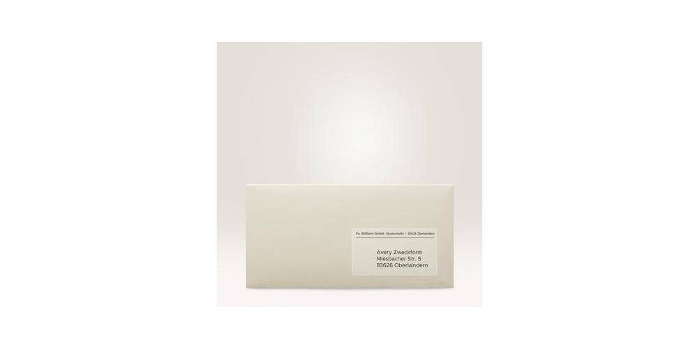 AVERY Zweckform Adressetikett QuickPEELT 99,1 x 42,3 mm (B x H)