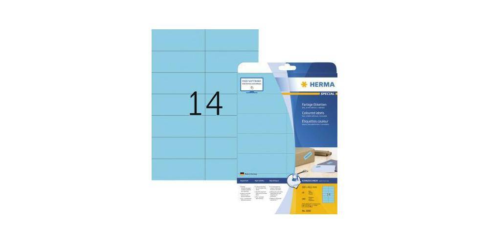 HERMA Universaletikett 105 x 42,3 mm (B x H) wieder ablsbar Papier