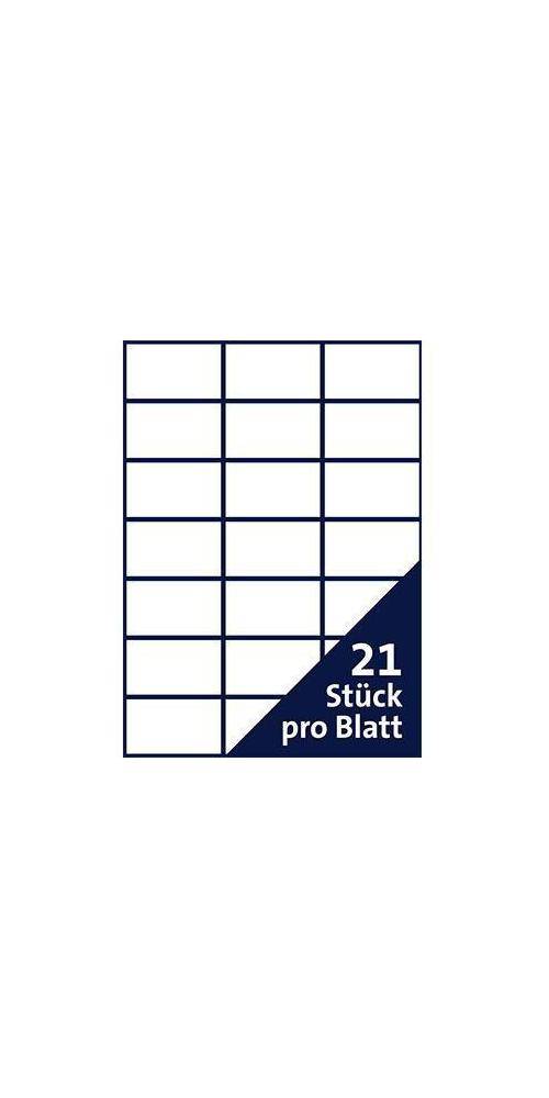 Soennecken Universaletikett 70 x 42,3 mm (B x H) nicht wieder ablsbar