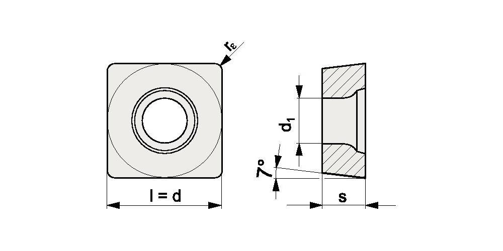 PROMAT Wendeschneidplatte SCMT09T304-M PMK30 Bearbeitung mittel