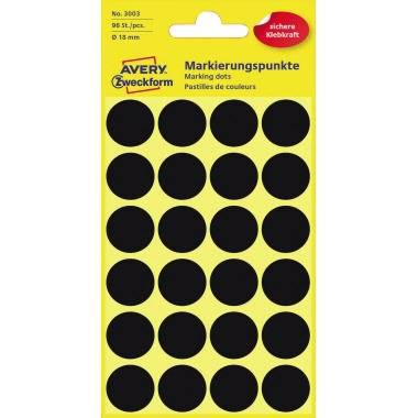 AVERY Zweckform Markierungspunkt Durchmesser: 18 mm Werkstoff: Papier