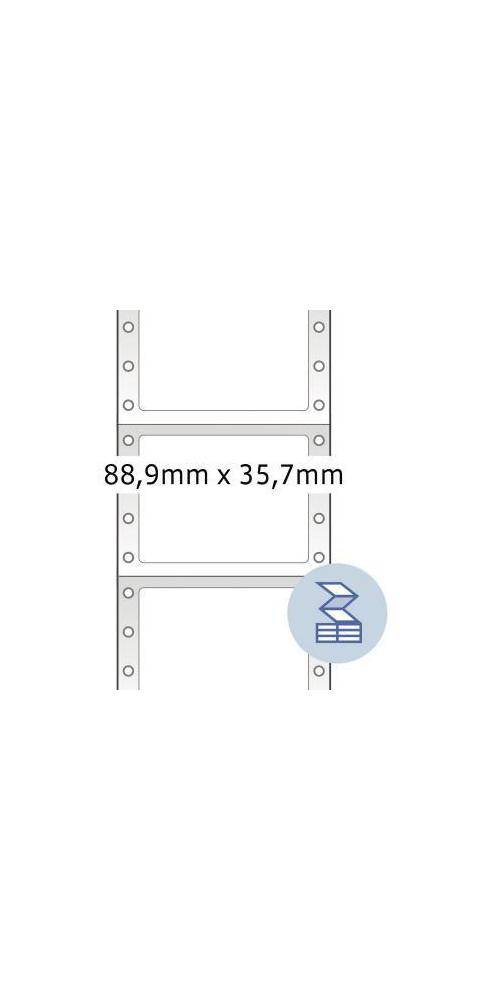 HERMA Endlosetikett 88,9 x 35,7 mm (B x H) nicht wieder ablsbar mit
