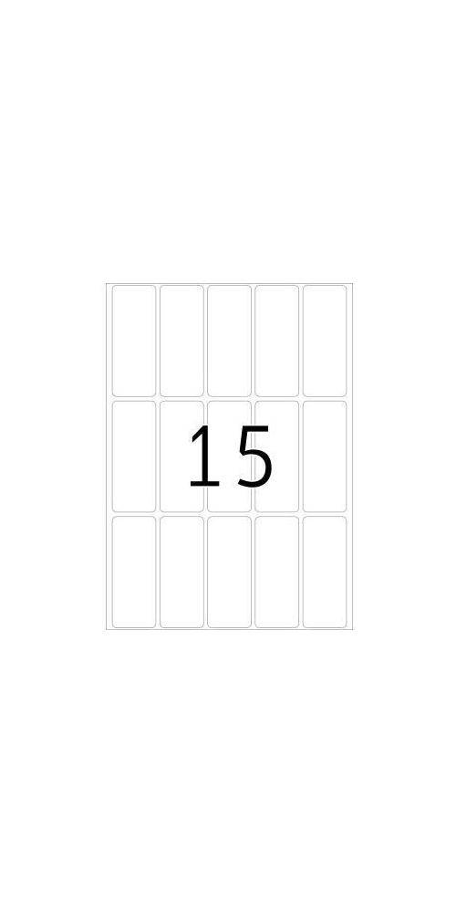 HERMA Universaletikett 20 x 50 mm (B x H) nicht wieder ablsbar Papier