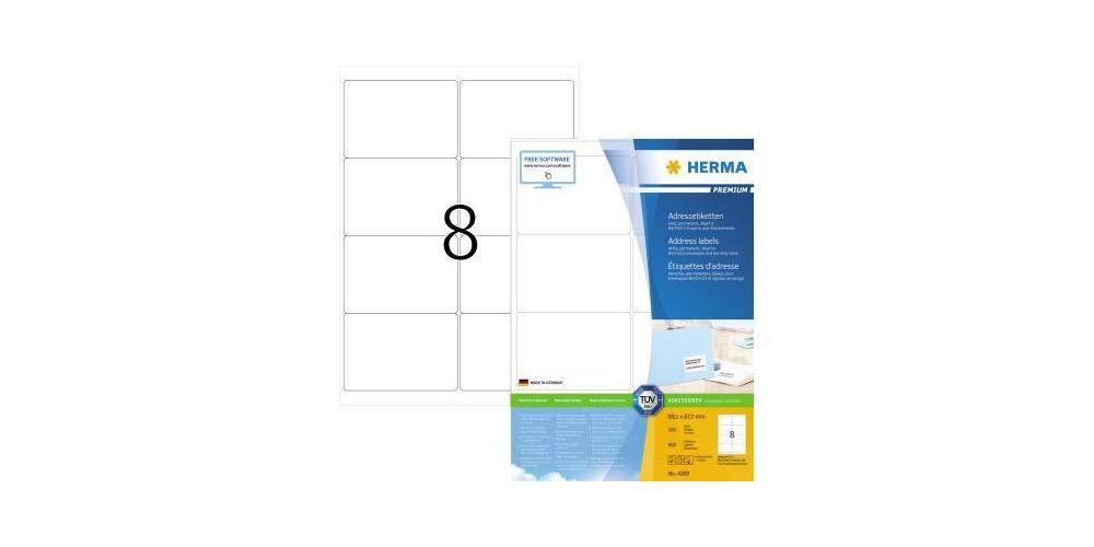HERMA Universaletikett PREMIUM 99,1 x 67,7 mm (B x H) nicht wieder