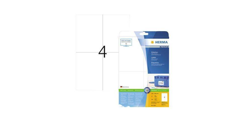 HERMA Universaletikett PREMIUM 105 x 148 mm (B x H) nicht wieder