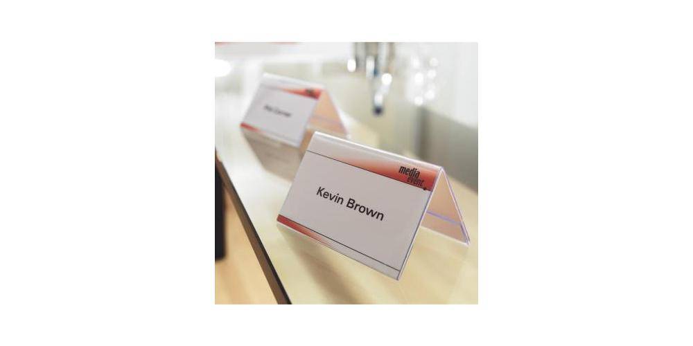 sigel Tischaufsteller 9,5 x 4,2 x 4,5 cm (B x H x T) beidseitig