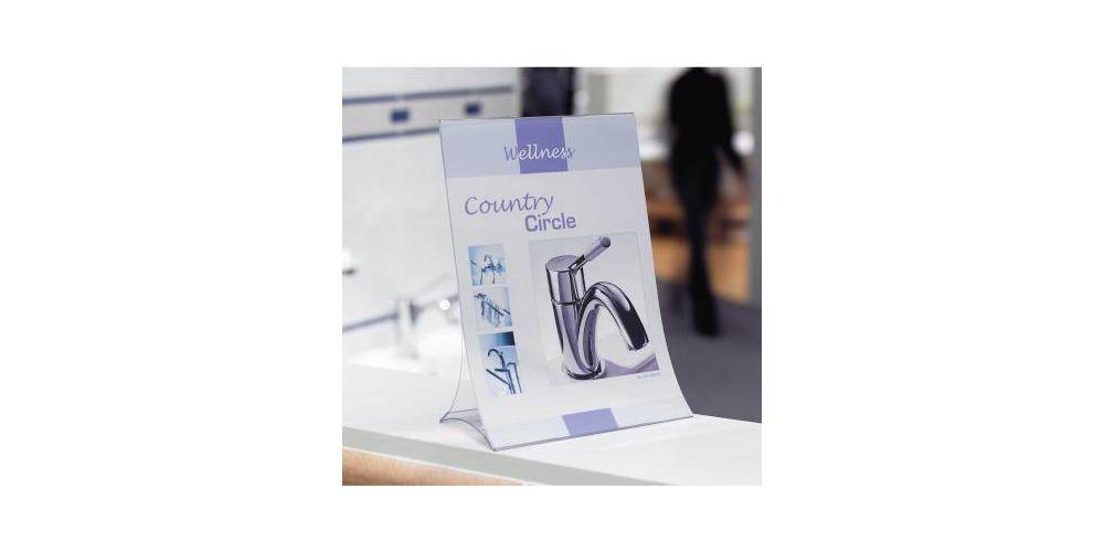 sigel Tischaufsteller 21 x 30 x 11 cm (B x H x T) DIN A4 einseitig