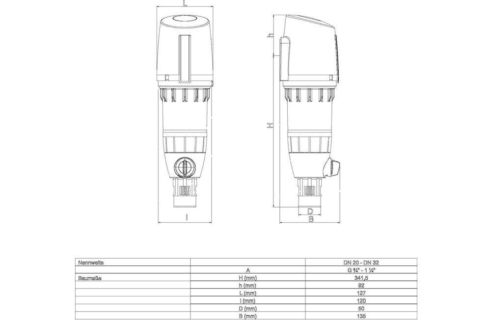 SASSERATH Rückspülfilter DRUFI 2315 DFR