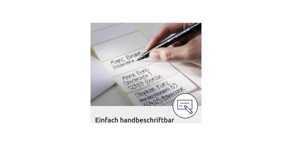 AVERY Zweckform Adressetikett 67 x 38 mm (B x H) Papier wei 420