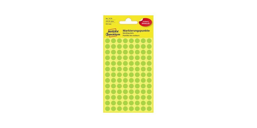AVERY Zweckform Markierungspunkt Durchmesser: 8 mm Werkstoff: Papier