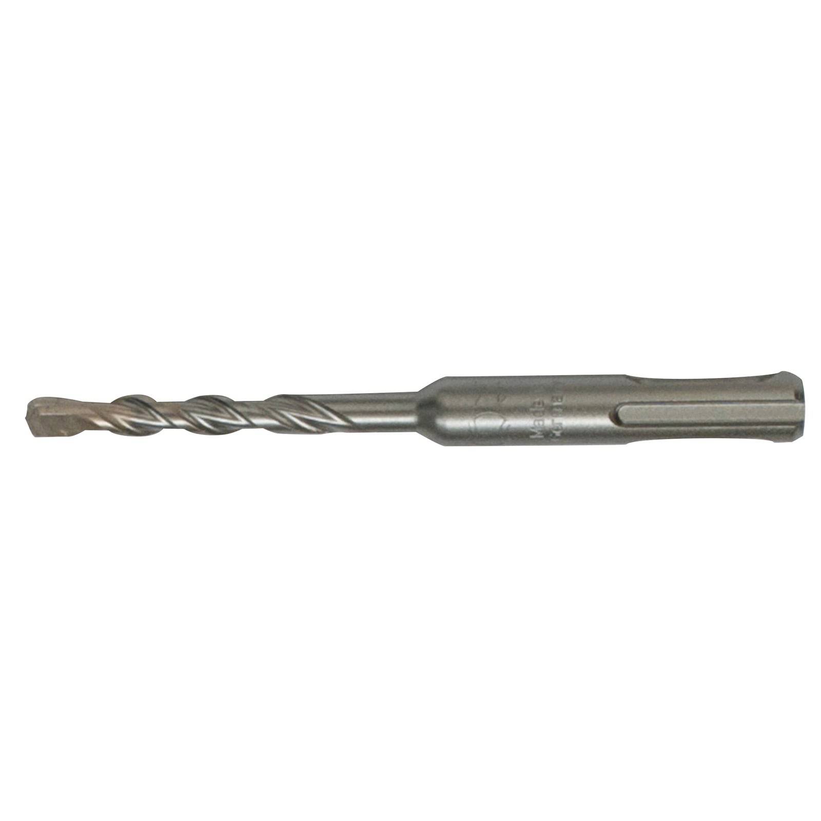 Ein Metallbohrer mit einer Spiralnut, entwickelt zum Bohren in verschiedene Materialien.