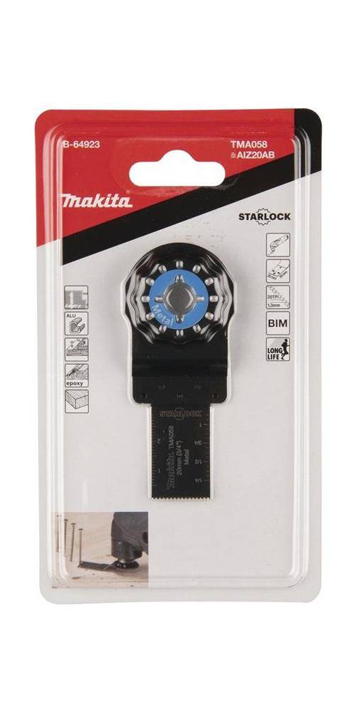 makita Tauchsgeblatt B-64923 B.20mm L.20mm BIM 20Zhne/Zoll,
