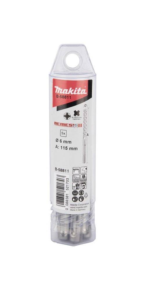 makita Hammerbohrer NEMESIS2 B-58811 D.6mm L.115mm SDS-Plus