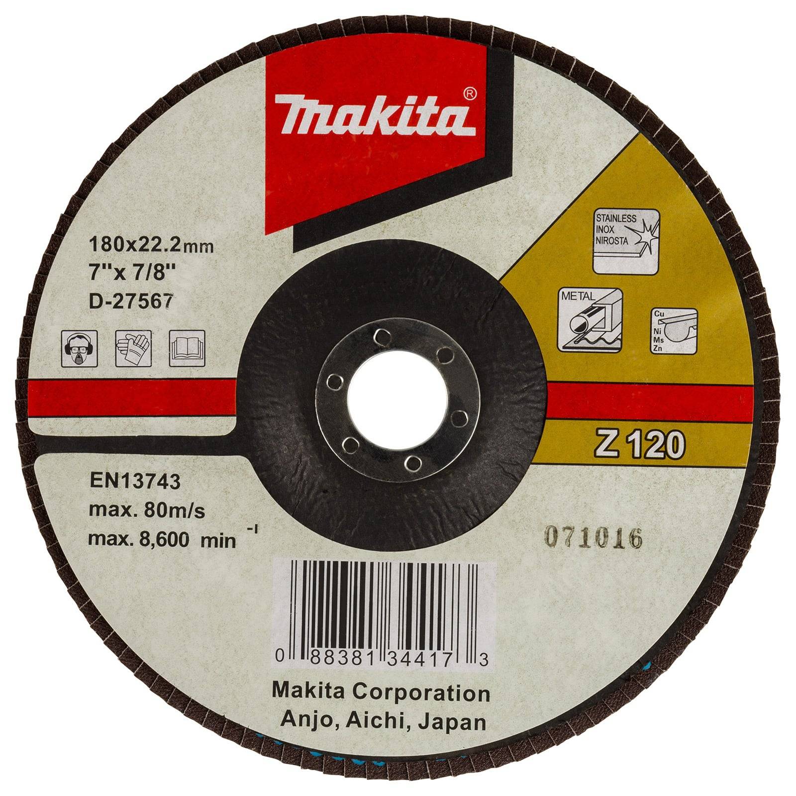 Makita Trennscheibe Etikett, 180x22,2mm, 7