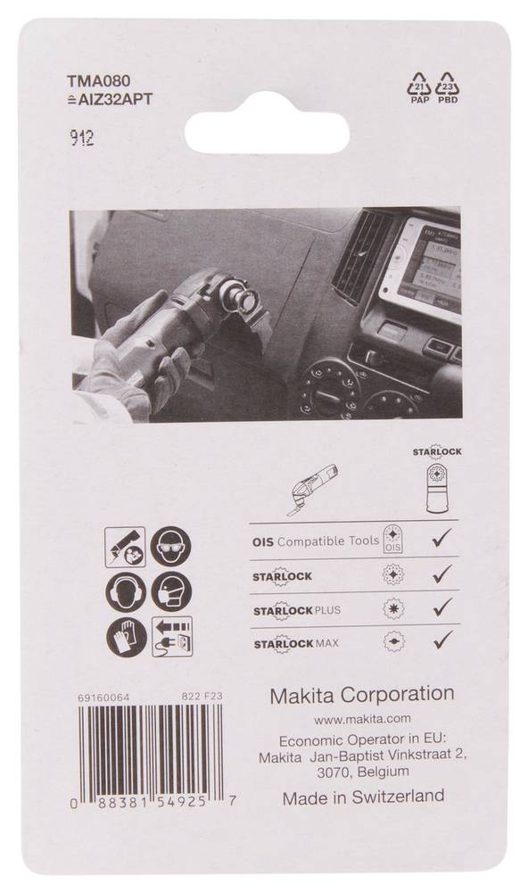 Makita-Zubehörpaket mit der Bezeichnung „TMA080