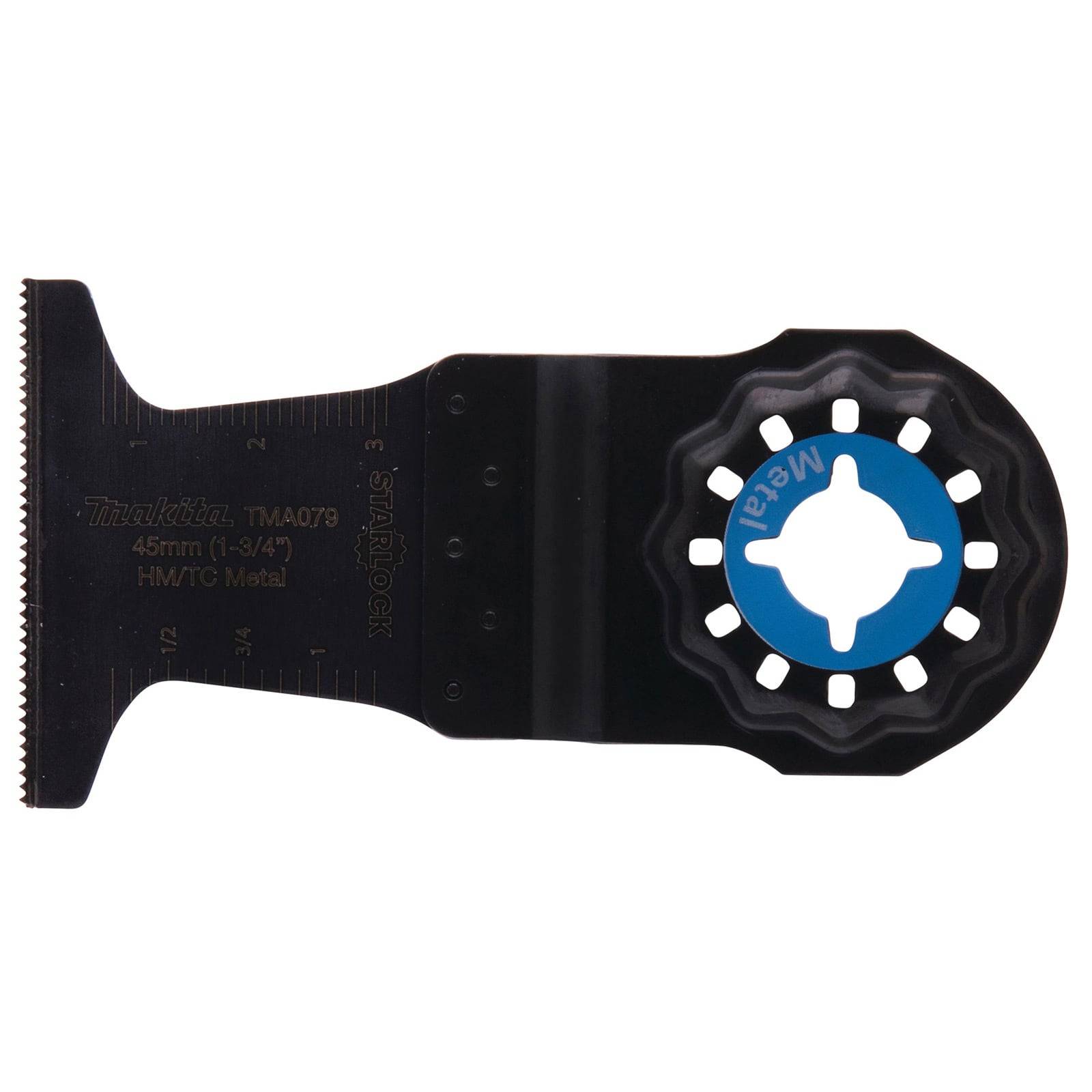 Oszillierendes Multitool-Sägeblatt mit der Beschriftung 