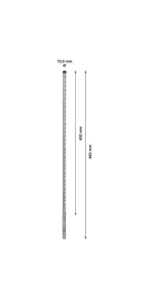 Bosch Hammerbohrer Expert SDS-7X Ø 10,0 mm Arbeits-L.400 mm L.465 mm