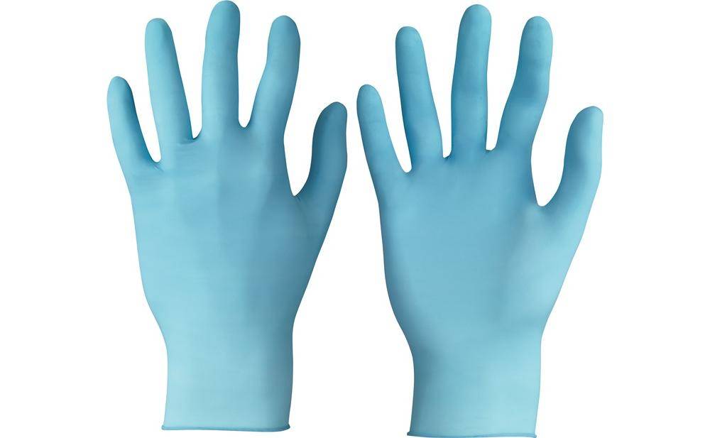 Ansell Einweghandschuhe TouchNTuff 92-670 Größe 7,5-8 hellblau Nitril