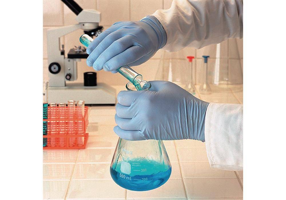 Ansell Einweghandschuhe TouchNTuff 92-670 Größe 7,5-8 hellblau Nitril