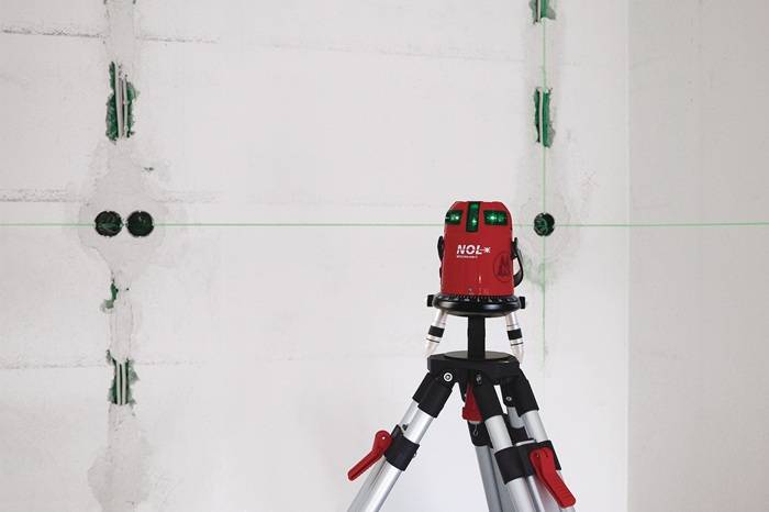 Kreuzlinienlaser OCTOLINER G 50 (120 m.Empfänger)m ± 1,5 mm/10m NESTLE