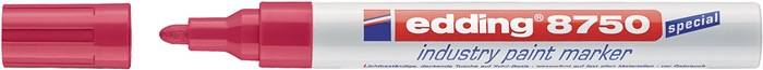 Industrie-Lackmarker 8750 rot Strich-B.2-4mm Rundspitze EDDING