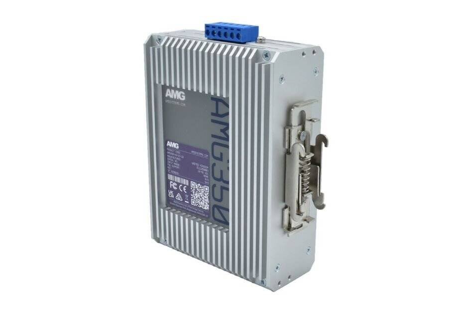 AMG Systems AMG350-4G-1C-1S, Industrieller 6 Port Unmanaged Switch, 4x10/100/1000 RJ45, 12-56VDC Eingangsspannung