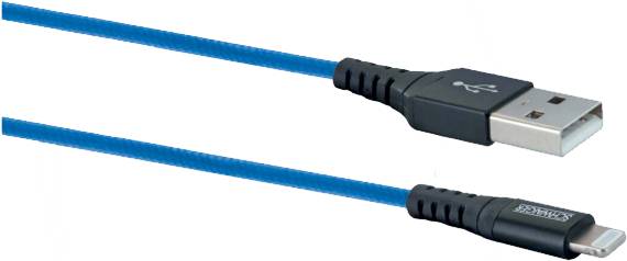 Schwaiger LPRO440 501 - Blau - USB A - Lightning - 1,2 m - Männlich - Männlich -