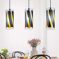 Pendelleuchte Esstischleuchte Hängelampe 3 flammig Wohnzimmerleuchte, Glas gestreift schwarz matt, 3x E27, LxH 68x150 cm Pendelleuchte Esstischleuchte Hängelampe 3 flammig Wohnzimmerleuchte, Glas gestreift schwarz matt, 3x E27, LxH 68x150 cm