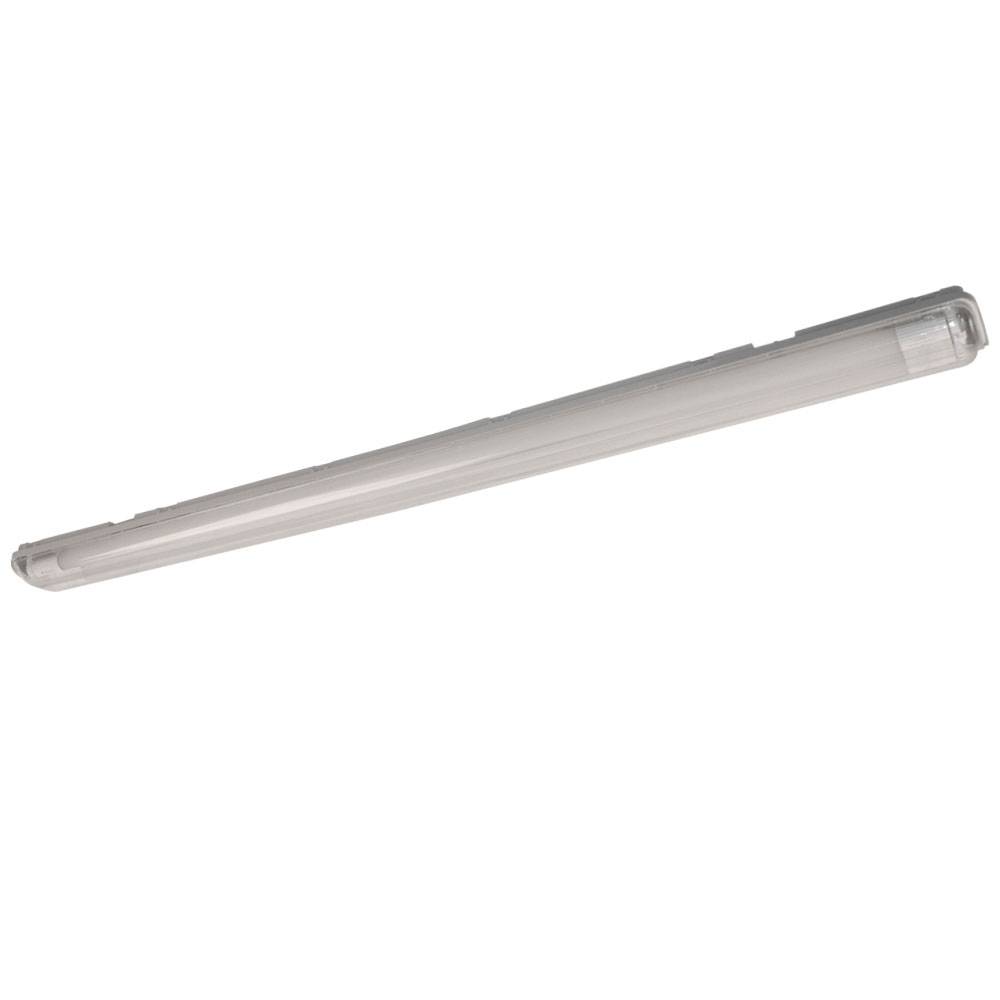 Wannenleuchte Deckenlampe Deckenleuchte Feuchtraumleuchte Kellerleuchte Werkstatt, Strahlwasserfest IP65, weiß, 2x LED 18W 1700Lm 4000K, HxLxB