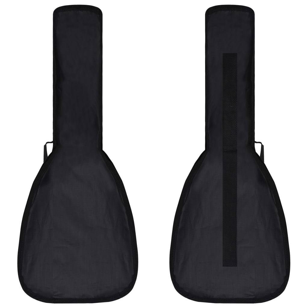 vidaXL Sopran-Ukulele-Set mit Tasche für Kinder Schwarz 21"