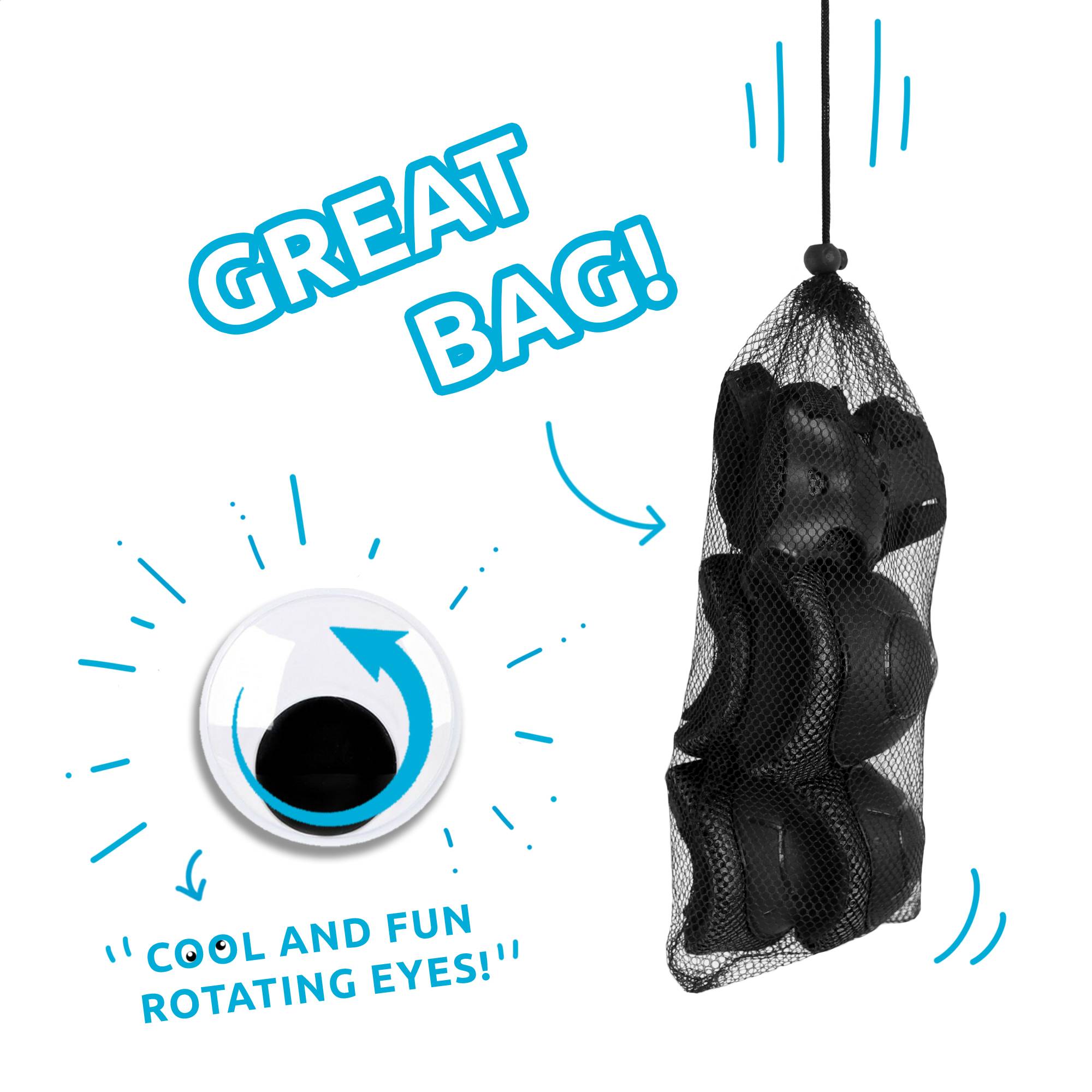 Fahrrad-Schutzausrüstung für Kinder | Schwarz | Crazy Safety | CPSC zertifiziert