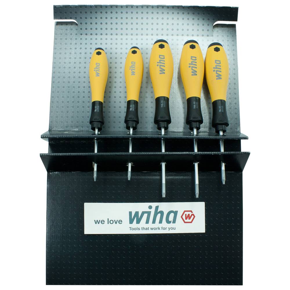 Wiha Torx-Schraubendreher Set SoftFinish, 5-teilig, ESD