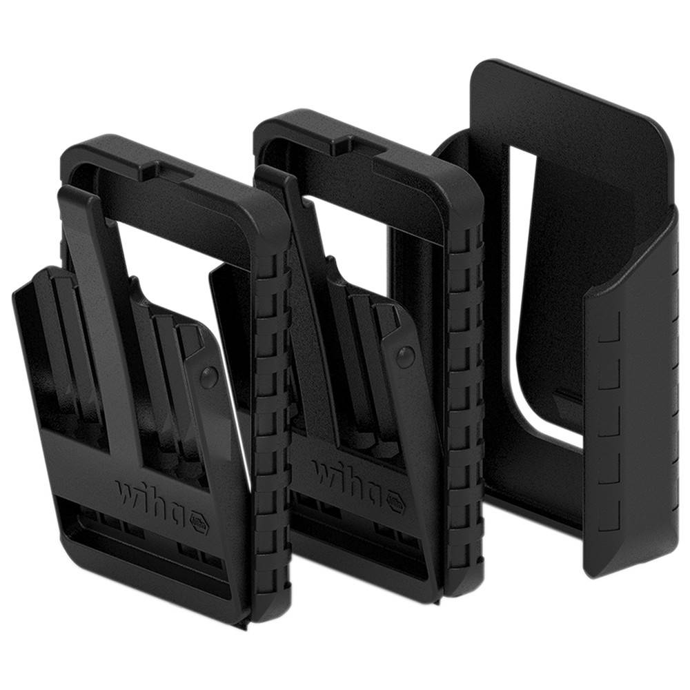 Wiha slimBit-Box, leer, 2 Stück, mit Gürtelhalter