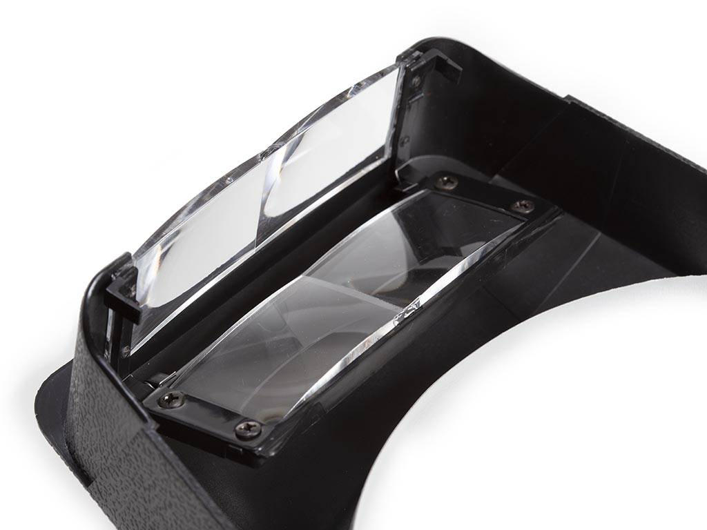 Vergrößerungsglas mit Kopfband - 1,5x 3x