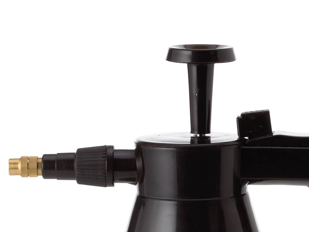 Drucksprüher, einstellbare Düse, Skala, 1 Liter, Pumpensystem, Weiß/Schwarz