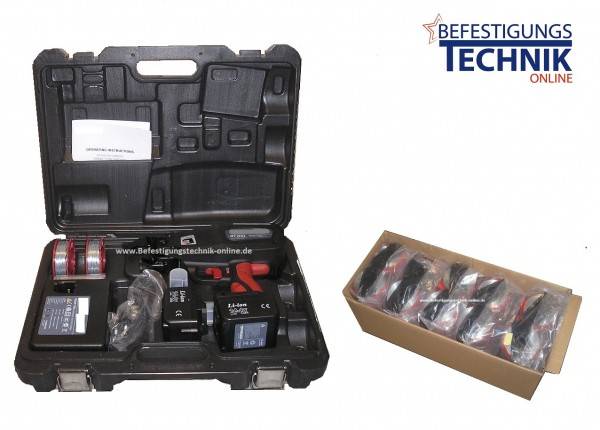 Akku Drahtbindemaschine Bindemaschine RT-200 ReBar-40 Tier 12-40mm + 40 Rollen Bindedraht