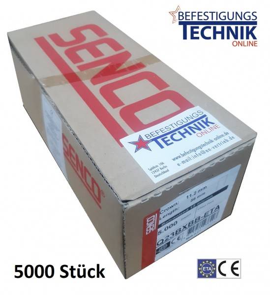 Senco Q6774/56 mm Q23 BXBB-ETA Klammern verzinkt SQS55 XP Prebena Q BeA 180 5M KL-39