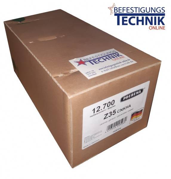 Prebena Klammern Z 35CNKHA 35mm verzinkt geharzt für Prebena 4C-Z50 Tjep PQZ KL-57 12,7M