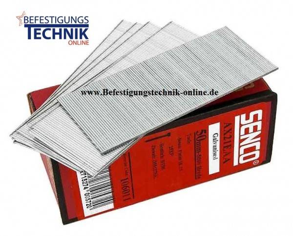 Senco 1,2x30mm Stauchkopfstifte Brads 18GA AX15EAAP verzinkt für Glasleistennagler Pin BR-03 5M