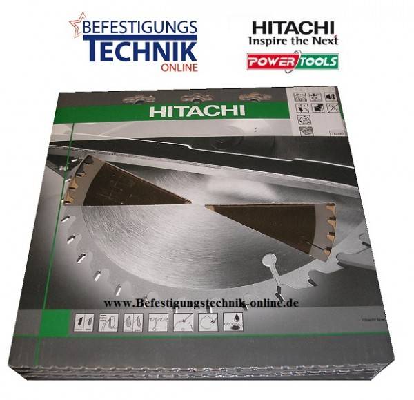Hitachi Hartmetall Kreissägeblatt Ø235 x 30mm / 60 Zähne für Holz