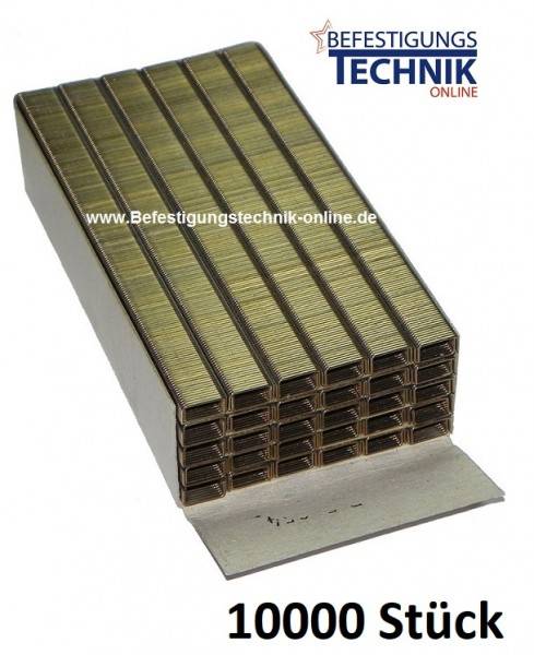 Klammern 6mm verzinkt Bostitch 72 21671B Prebena V Senco C BeA Typ 71 Haubold KMR M KL-46 10M