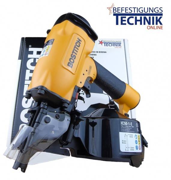 Bostitch Druckluft Coilnagler IC50-1-E Kontakt 25-50mm für 16° Coilnägel