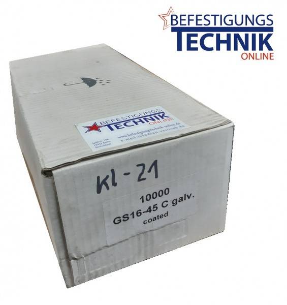 Prebena GX Klammern 44mm verzinkt Paslode S16 ZH-44 IM200/50 S200-S16 4200 S-16 8,4M KL-21 Pr