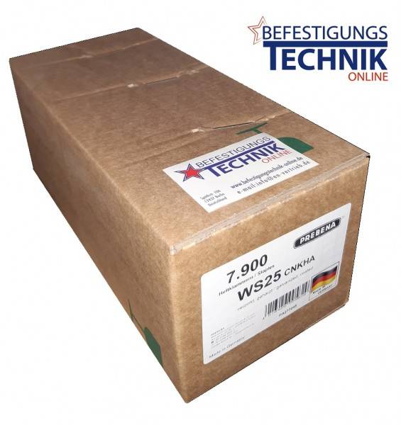 Klammer WS25CNKHA 25mm W5562 für Prebena 4C-WS38 Senco P PS15XP Tjep TW-16/38 Hitachi 5024 KL-56 7,9